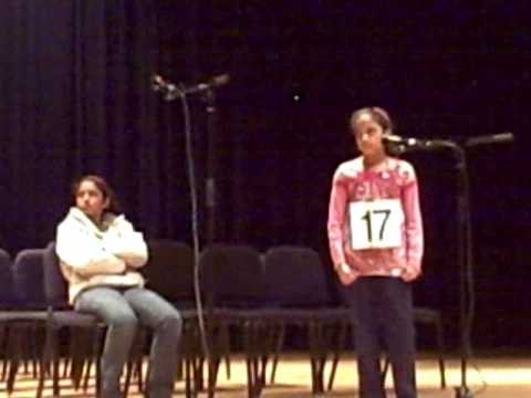 Scenes from the Spelling Bee