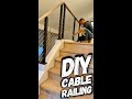 DIY Cable Railing #shorts