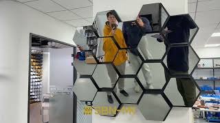 #Hexagonal #Kinetic #Mirror #Display