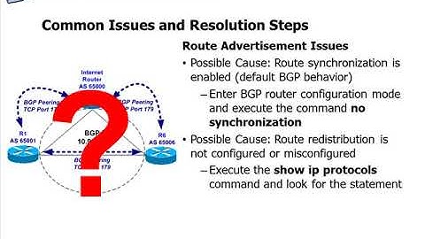 Lesson 17   BGP Troubleshooting