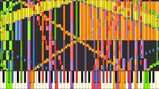 [Black MIDI] Synthesia - Hiroari Shoots a Strange Bird ~ Till When? 147,000 ~ ScubDomino
