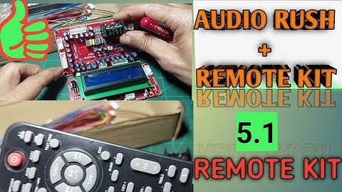Hd audio rush+5.1 remote how to merge/हिंदी