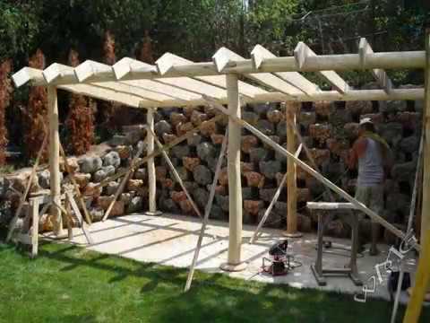 Pergola készités házilag