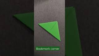 Easy Bookmark Corner - Simple and Quick Tutorial