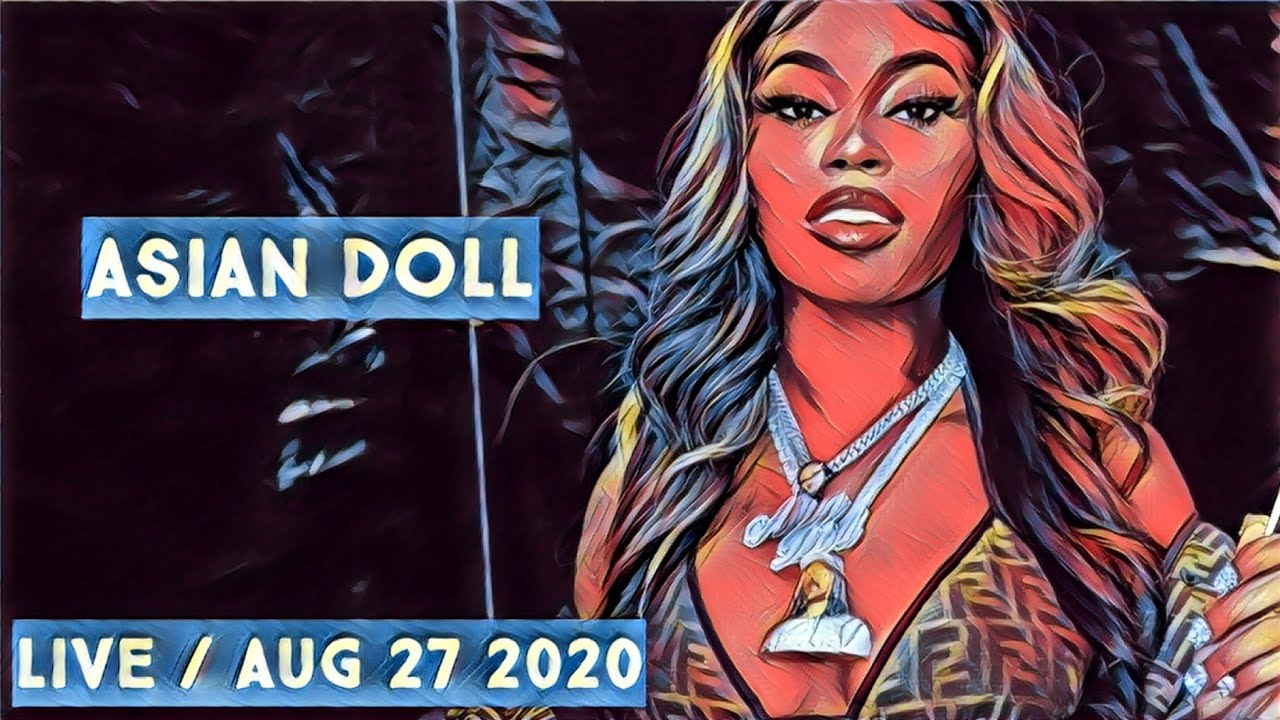 Asian Doll (IG: @asiandabrat) on Live Stream on August 27th 2020
