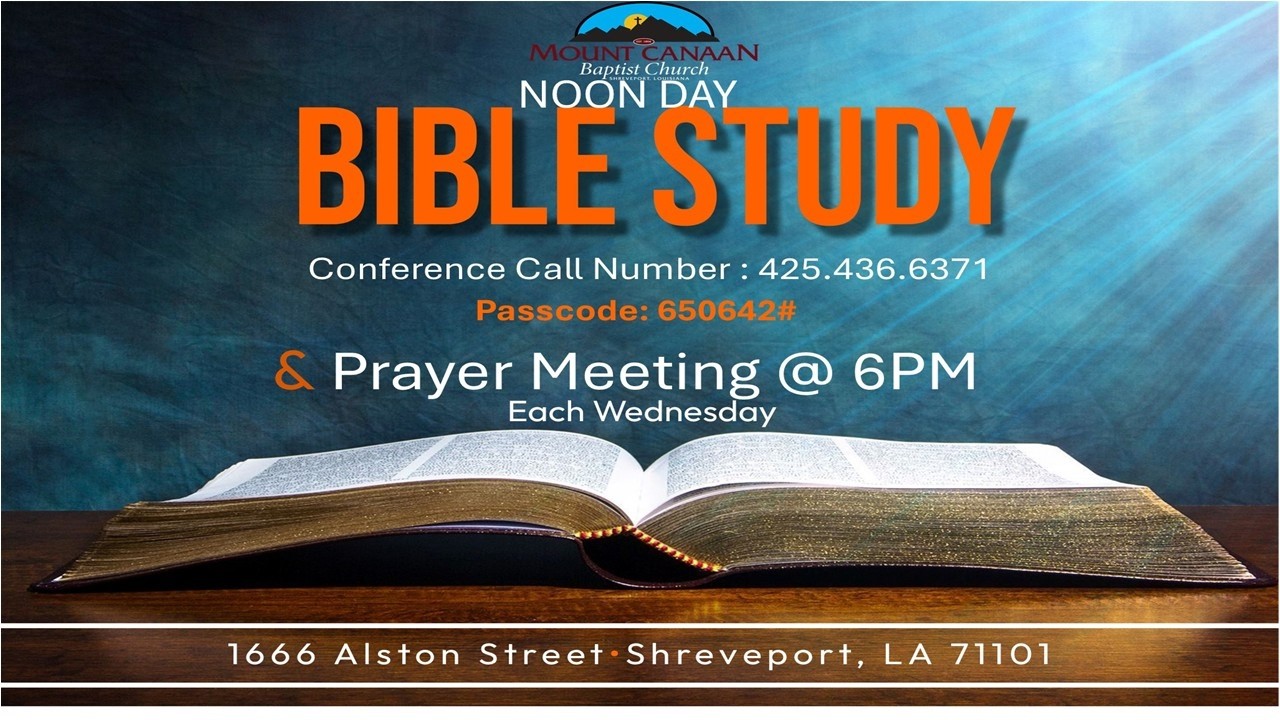 6 PM Bible Study | May 13, 2026
