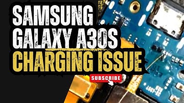 Samsung A30s Not Charging. Fixed Without Replacement Of The Charging Port.