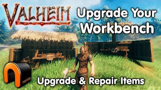 Valheim How To Upgrade The Workbench Valheim Youtube