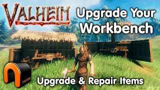 VALHEIM How To Upgrade The Workbench #valheim