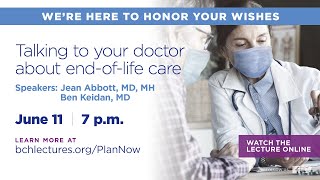 BCH Lecture: End-of-Life Planning