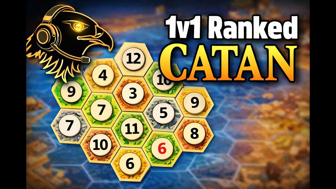 3 in a Row! 1v1 Ranked Catan