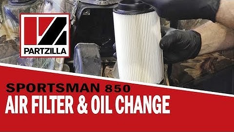 Air Filter & Oil Change: Polaris Sportsman 850 | Partzilla.com