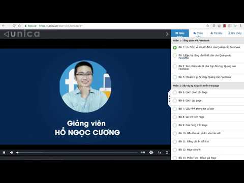 Hướng dẫn học Miễn Phí các khoá học Online trên Unica | Foci