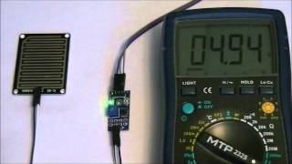 The Moisture (Rain) Detector Module With Sensor Board For Arduino