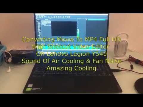Lenovo Legion Y540 Air Cooling and Fan | Cooling System | Without Decibel Meter - YouTube