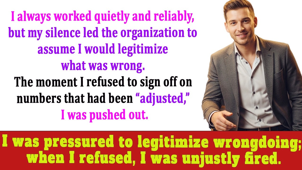 I Was Fired for Refusing to Sign Off on False Numbers — And It Was the Right Decision