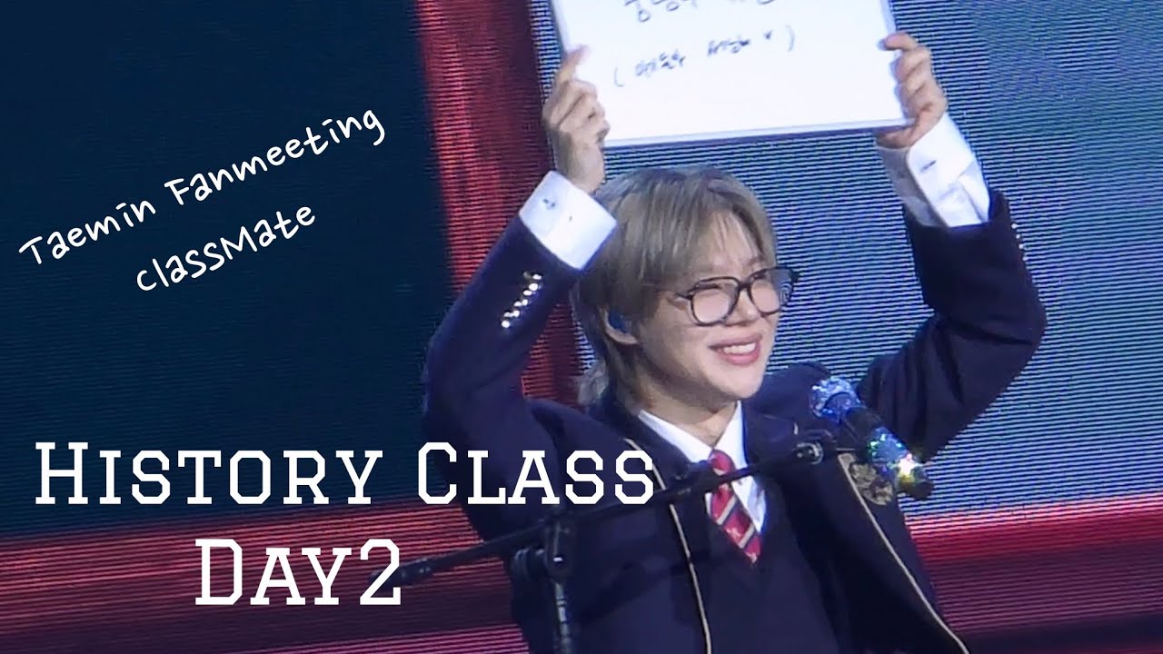 250817 태민 클래스메이트 역사시간 TAEMIN Fanmeeting ClassMate History Class full fancam