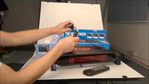 led car sign message programble remote control