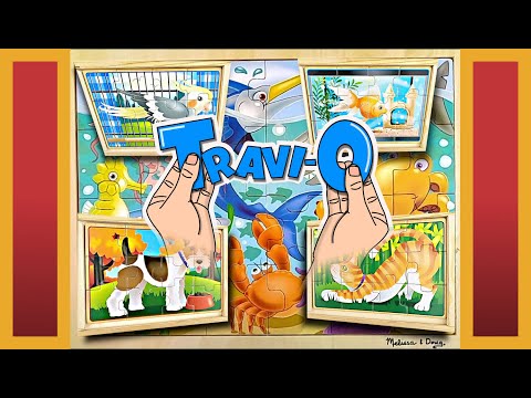 Travi-O Building Melissa & Doug Puzzles for Kids Video | Jigsaw Puzzles for Kids and Toddlers