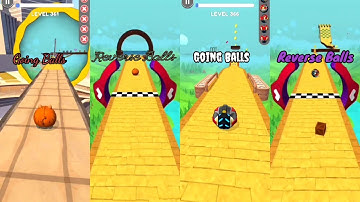 Going Ball Vs Reverse | Fast Balls SpeedRun Gameplay | Going Ball Hard Level 361 | iOS/Android