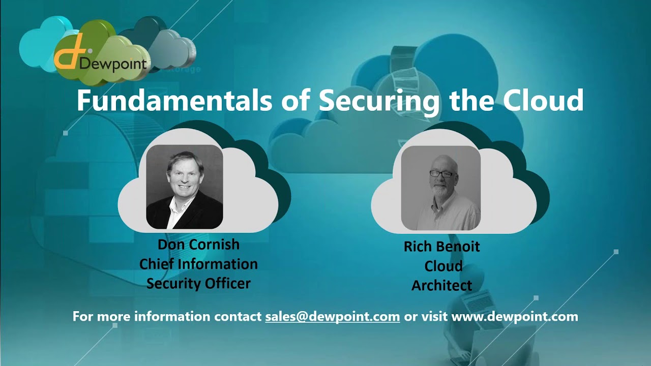 Fundamentals of Securing the Cloud - YouTube