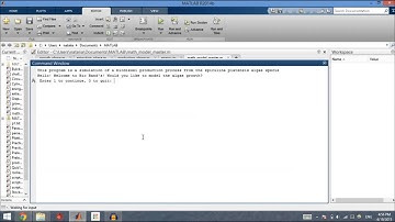 MatLab Math Model Program