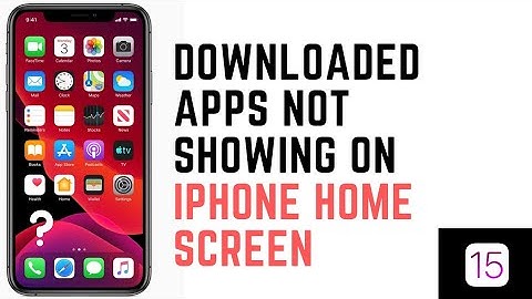 Fix !! After Download Apps Not Showing On iPhone Home Screen iOS 15 !! iPhone Apps Not Showing Fixed