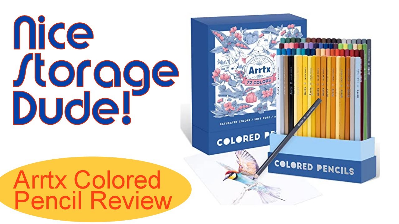 This is How You Have 72 colors Compactly! Arrtx 72 Colored Pencil Review 