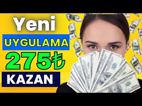 Yeni Uygulama ile Günlük 275₺ Kazan 🤑 - İnternetten Para Kazanma Yolları 2023