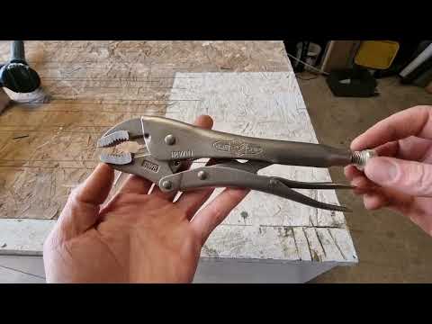 How To Use Locking Pliers To Remove A Stripped Screw