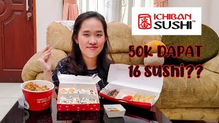 NYOBAIN SUSHI 3000an ICHIBAN SUSHI?? ADA SUSHI IKAN LELE JUGA!