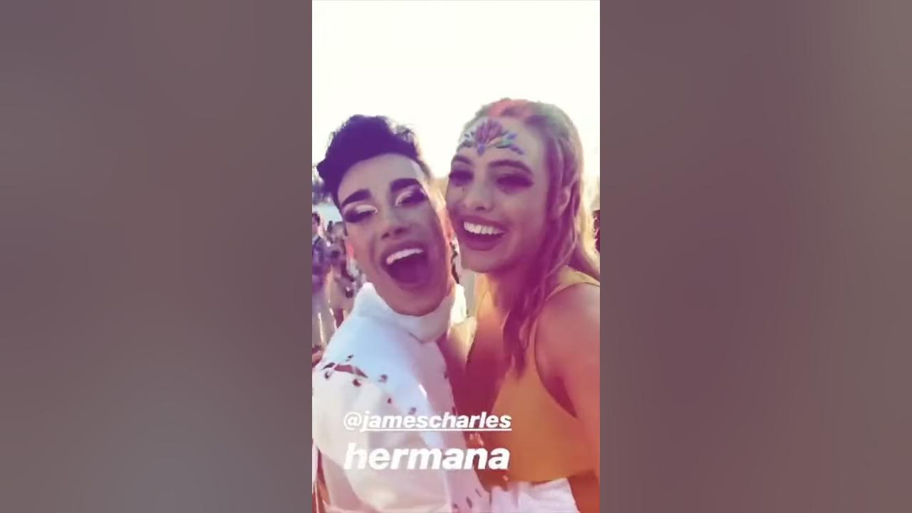 James Charles at Coachella Week 1 Day 2 YouTube