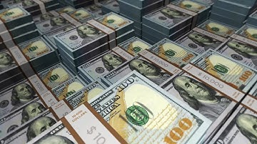 Dollar 100$ Banknotes packs USD Money Background Loop Video | No Copyright Motion Loop Background