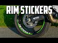 Sætter Spinning Stickers på min Z900