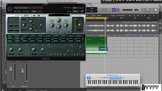 Sequence Uptown Funk with Logic Pro X - Video 7: Intro snare and horn stabs