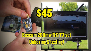 Boscam 200mw Ebay FPV tx/rx set *unboxing and testing*!