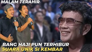 VIRALL!!! BANG HAJI PUN TERHIBUR SUARA UNIK SI KEMBAR