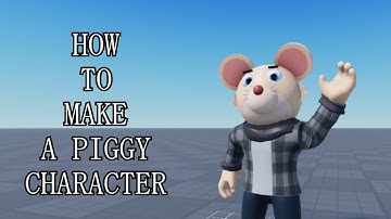 How to make a Stylized Piggy Character! | MercenaryRose