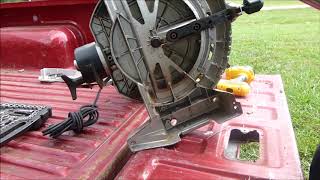 Repair a Jammed up / stuck miter saw