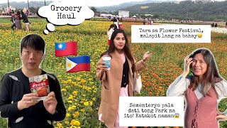 NAG GROCERY HAUL SI JACK/ 5 MONTHS PREGNANT / TAOYUAN FLOWER FESTIVAL / teamWU EdenjoyWuvlogs