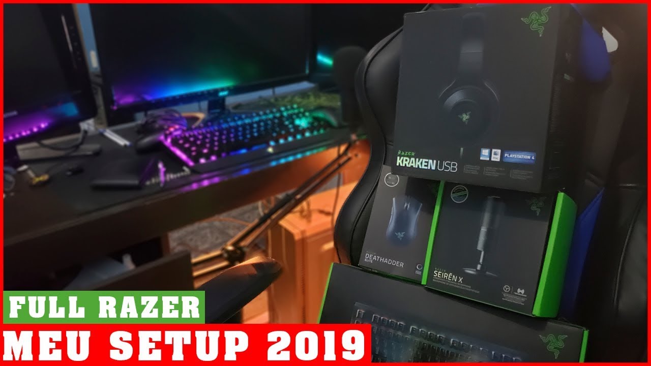 MEU SETUP COMPLETO , FULL RAZER ! - YouTube