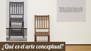 ¿Qué es el arte conceptual?