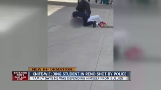 Family says teen shot in Reno was defending himself against bullies