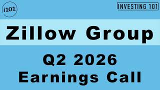 Zillow Group Q2 2026 Earnings Call | Residential Premier Agent Volume Boosts Revenue