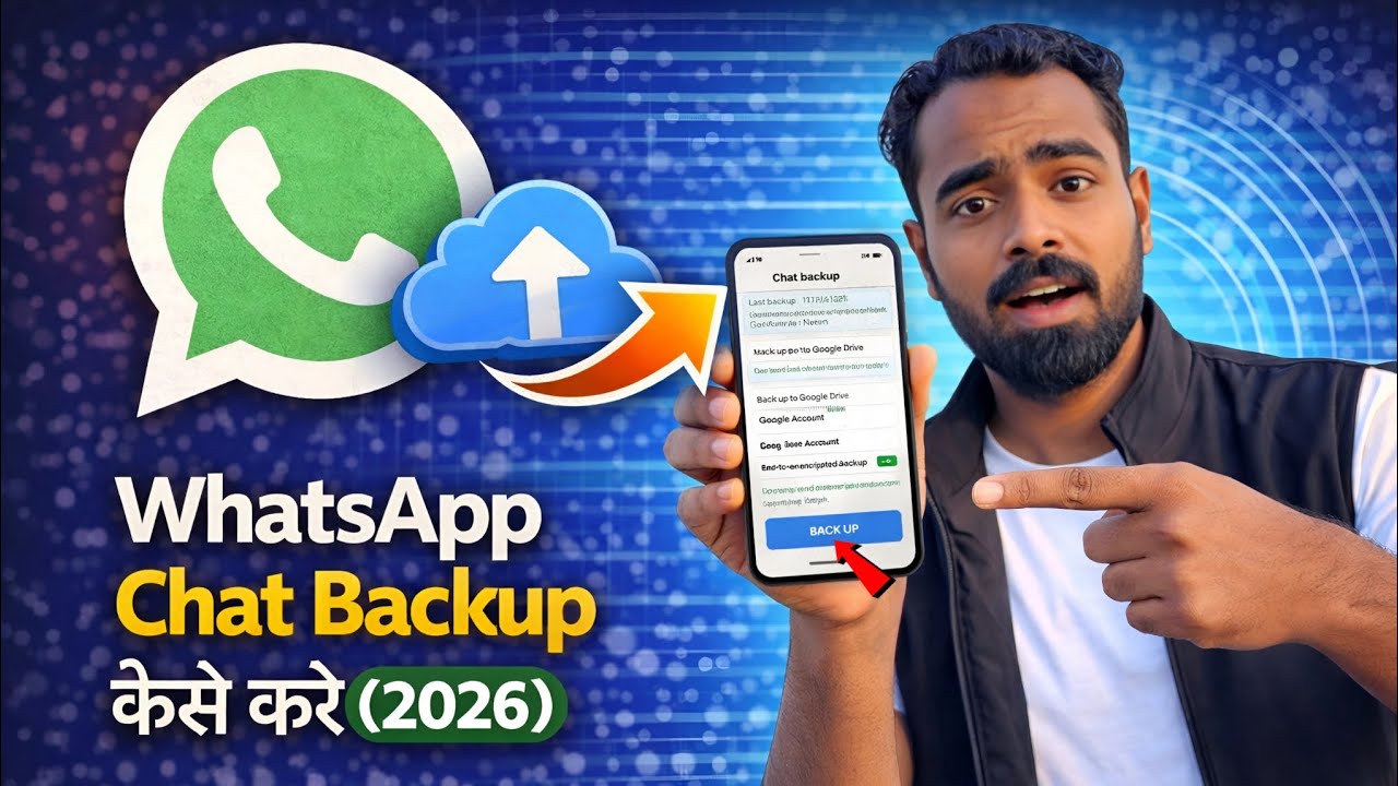 WhatsApp Chat Backup Kaise Kare (2026) | How To Backup WhatsApp Chats | Tech Frack 