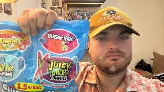 Taste Test Gummy Mix Juicy Drop Bottle Pop Push Pop And Ring Pop Gummies