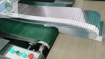 XIESHUN folder glue machine run straight line box run in 150m/min high speed(400m/min)#boxpackaging