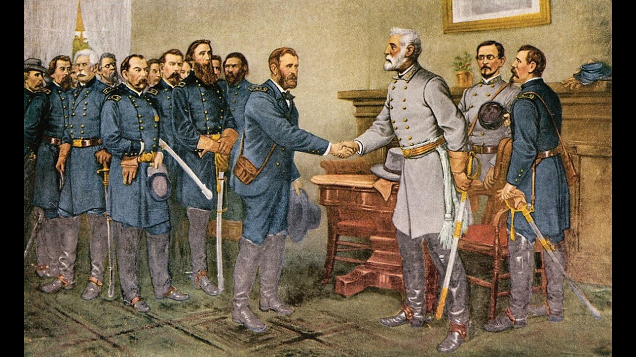 The Surrender at Appomattox Courthouse - YouTube