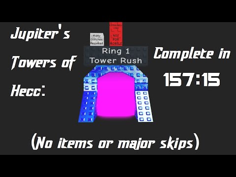 Jupiter S Towers Of Hecc Ring 1 Tower Rush Complete No Items No Major Shortcuts Youtube - roblox jtoh tower of hecc