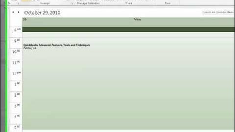 Viewing Noncontiguous Days In Your Outlook Calendar.mp4